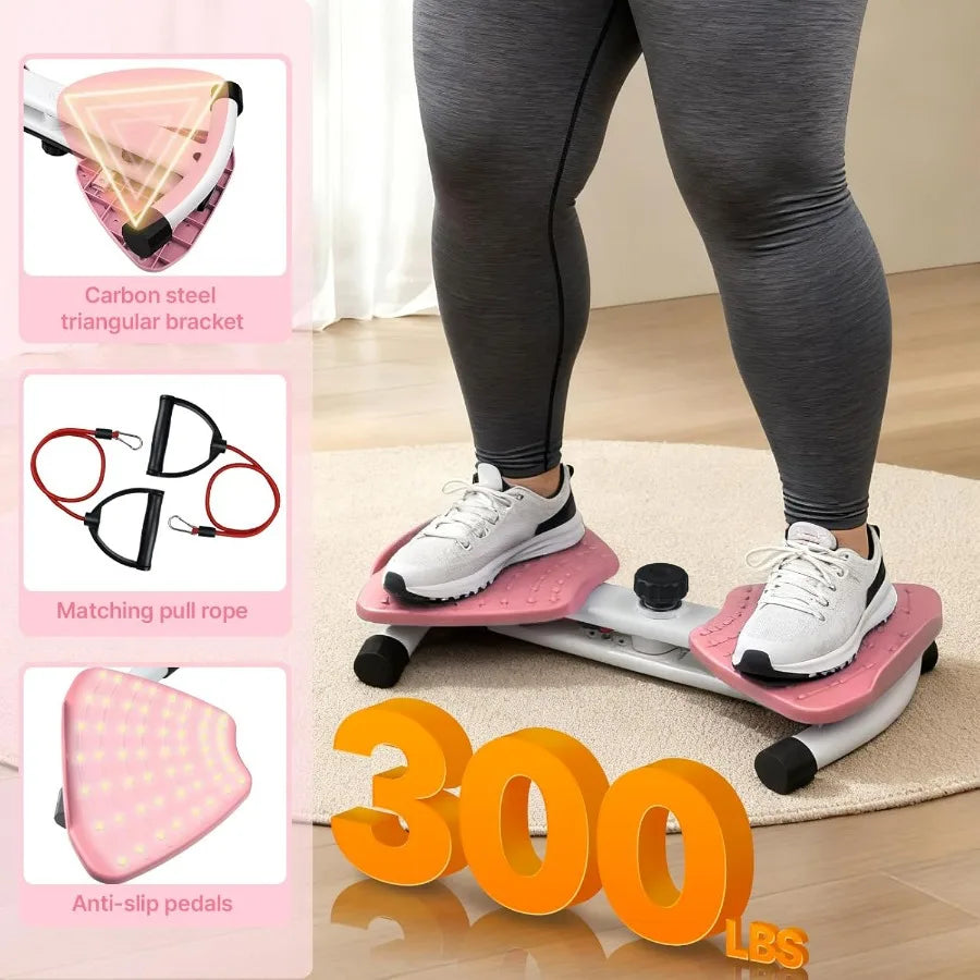 Waist Twister Machine 300 Lbs Capacity For Core Ab Workout