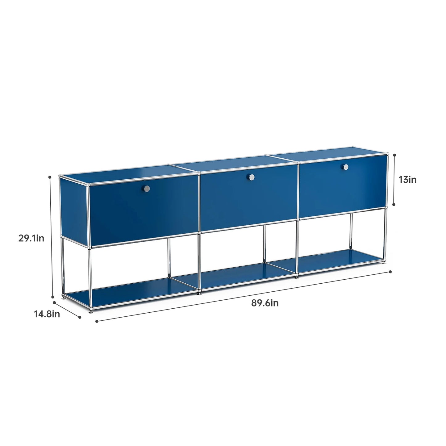 Stainless Steel Storage Cabinet Sideboard For Living Room