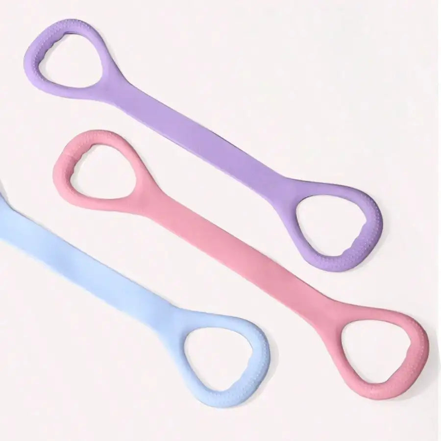 8 Shaped Stretching Strap Yoga Back Shoulder Band Silicone Elastic Rope