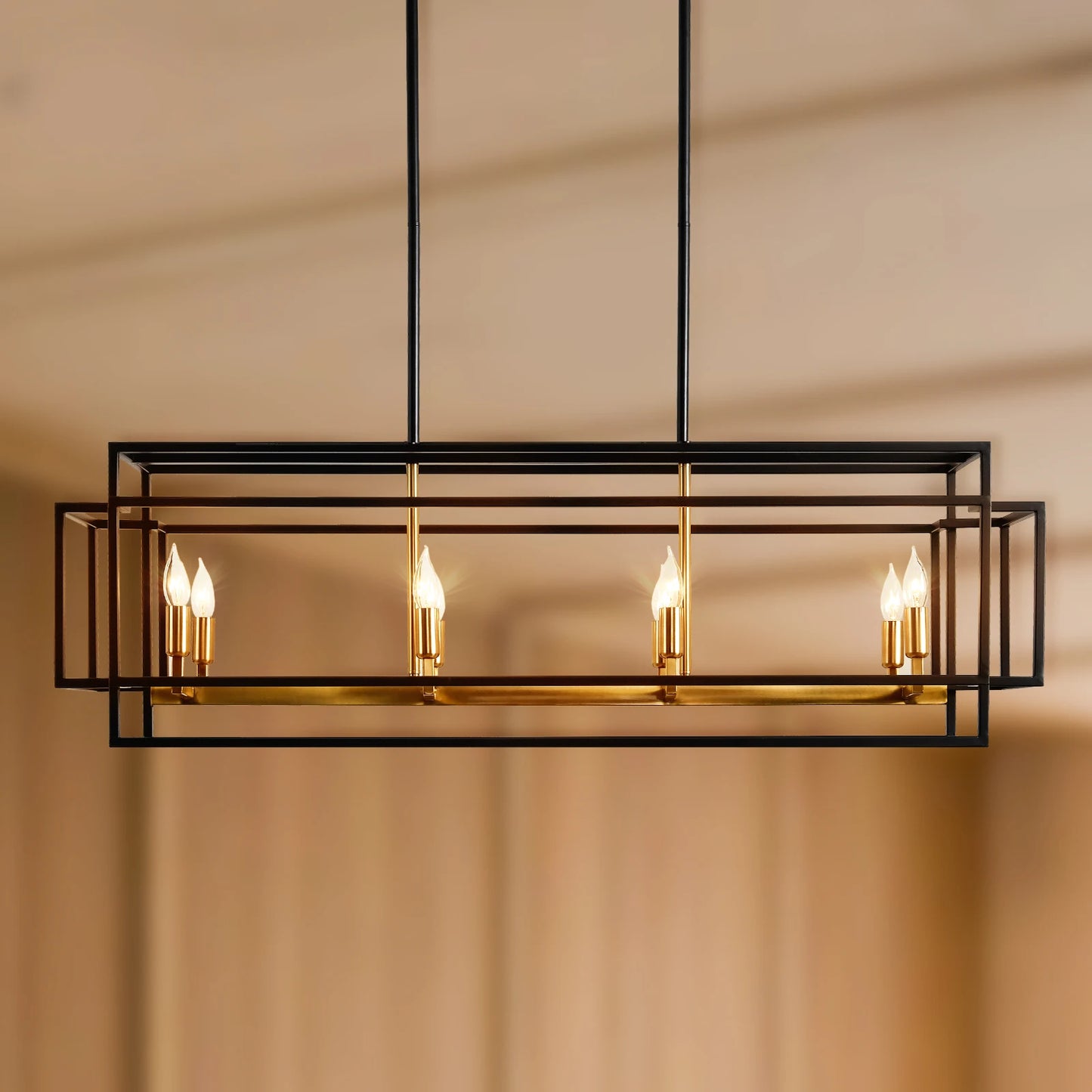 LovingC Retro Industrial Chandelier Dining Room Kitchen Island