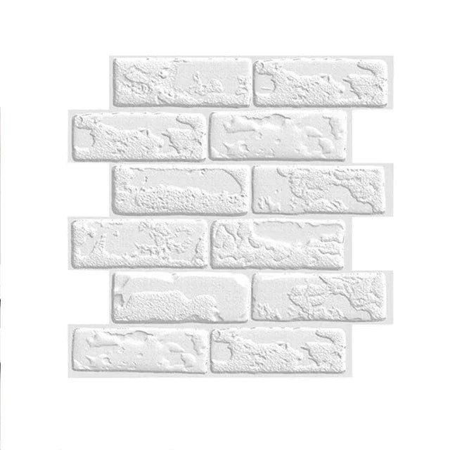 3D Imitation Brick Wall Stickers Self-Adhesive Waterproof Wallpaper