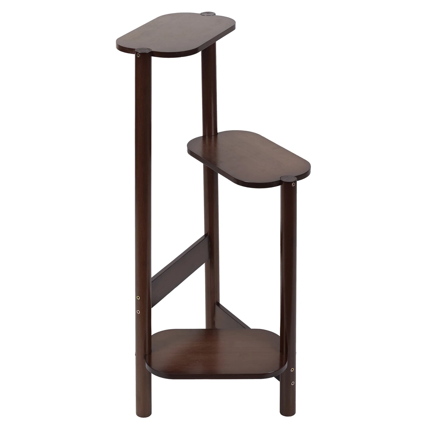 Wisfor 3 Tier Bamboo Plant Stand Corner Shelf Rack