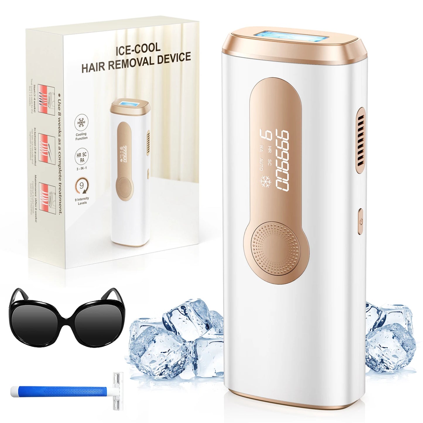 Totmizby IPL Hair Removal Laser Device For Body Facial Bikini