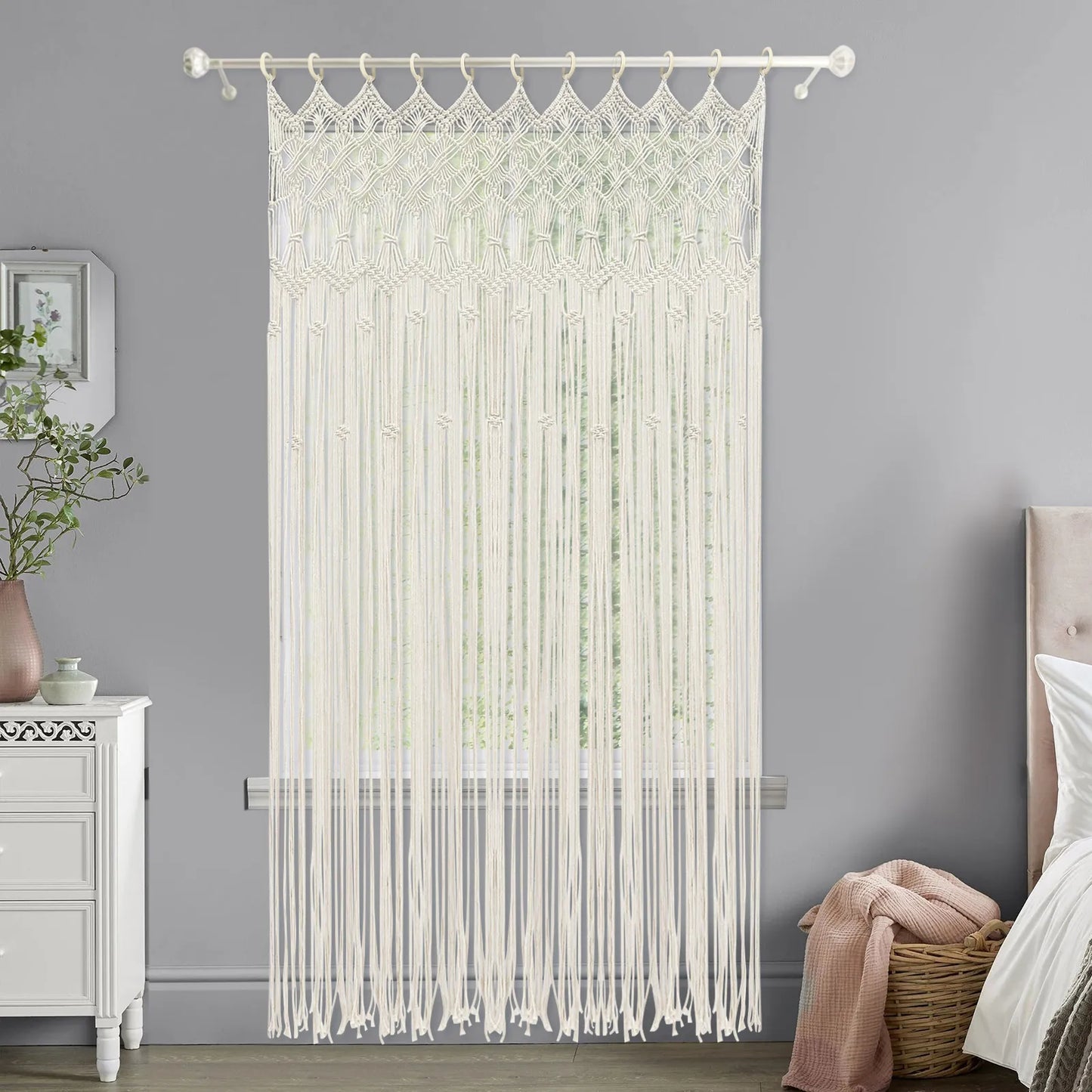 Bymaocar Macrame Wall Hanging Boho Style Tapestry Decoration