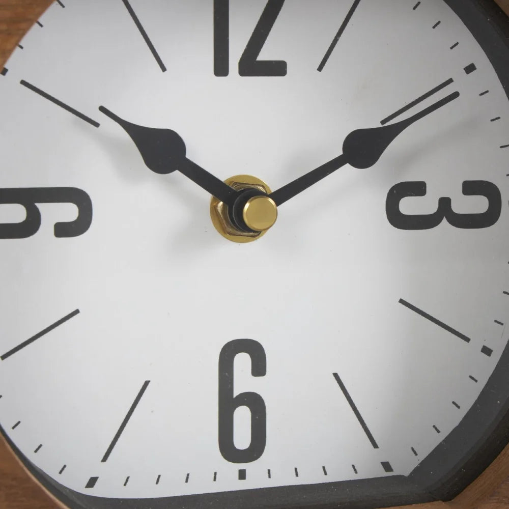 Elegant Metal Suspended Clock With Quiet Quartz Movement For Home