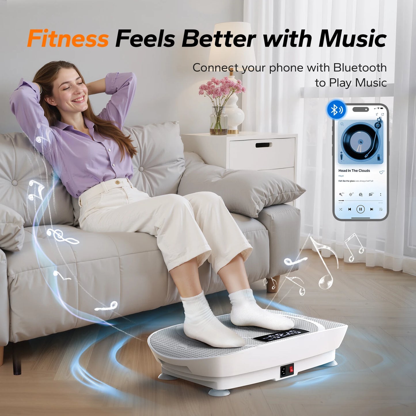 MERACH Vibration Plate CV30 Whole Body Workout Platform