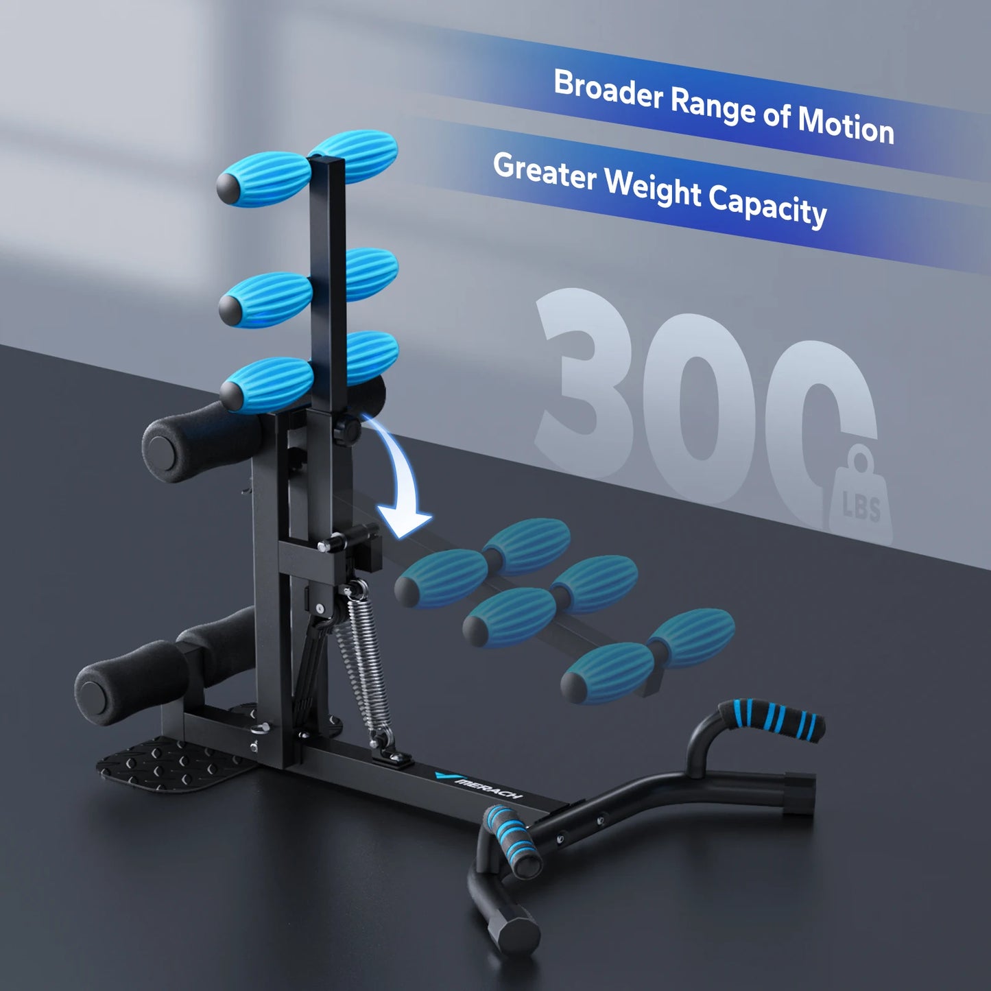 MERACH Deep Squat Machine Glutes Trainer For Core Legs Pushups