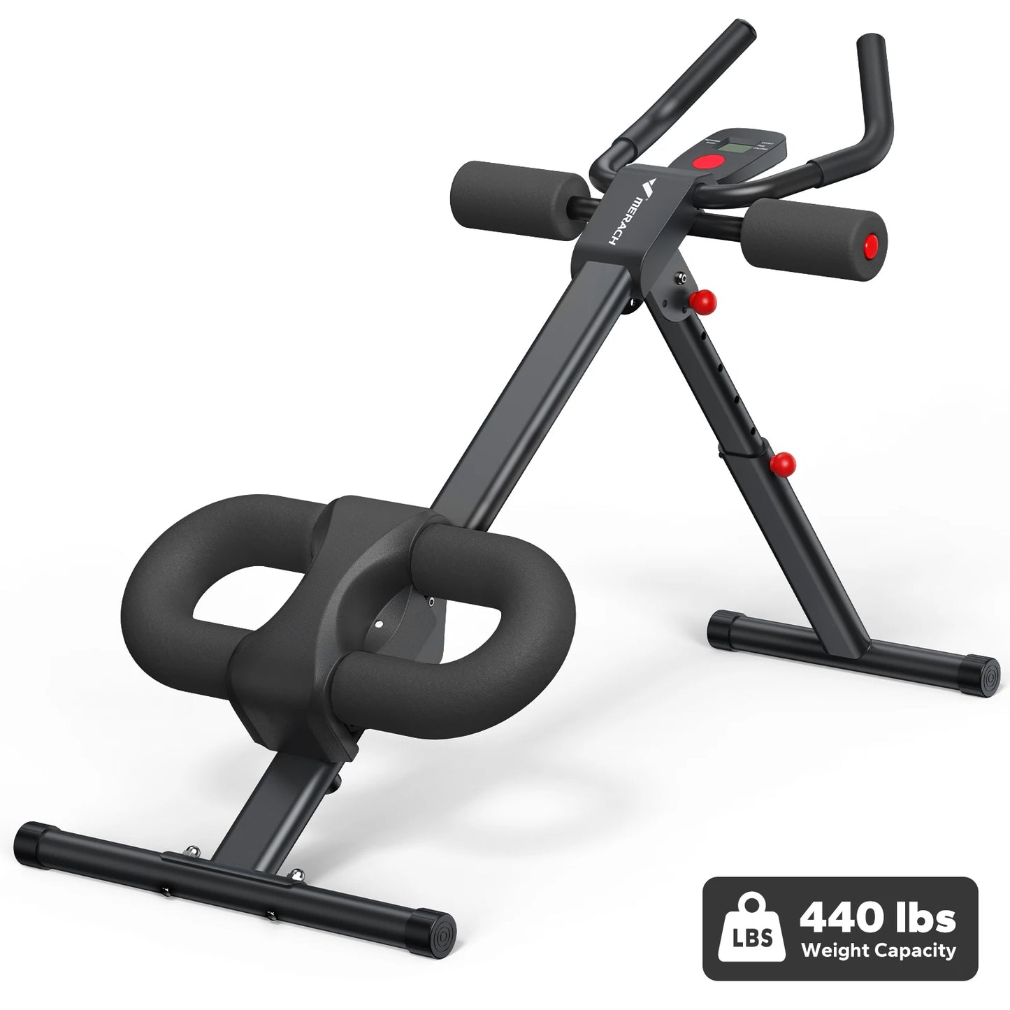 MERACH Abdominal Foldable Machine Adjustable Trainer Core Exercise System