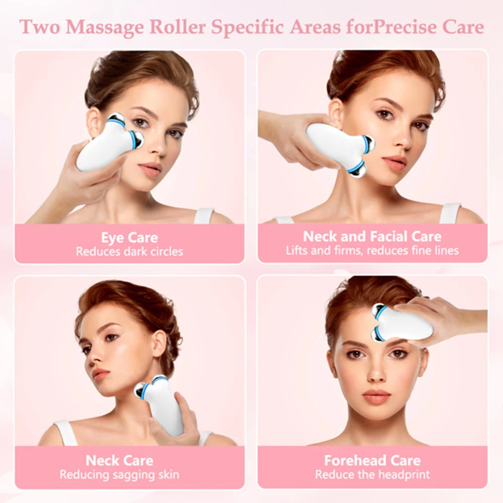 Microcurrent Facial Device For Anti Aging And Wrinkles