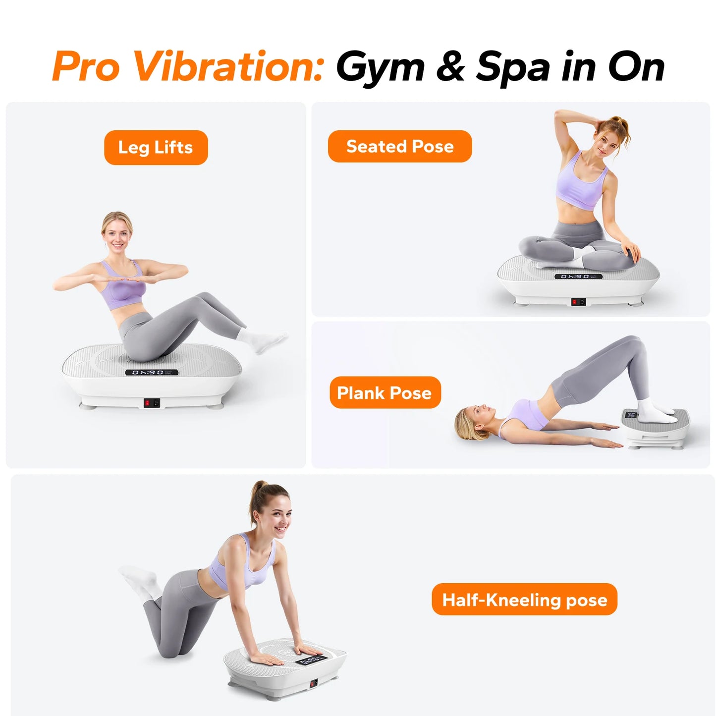 MERACH Vibration Plate CV30 Whole Body Workout Platform