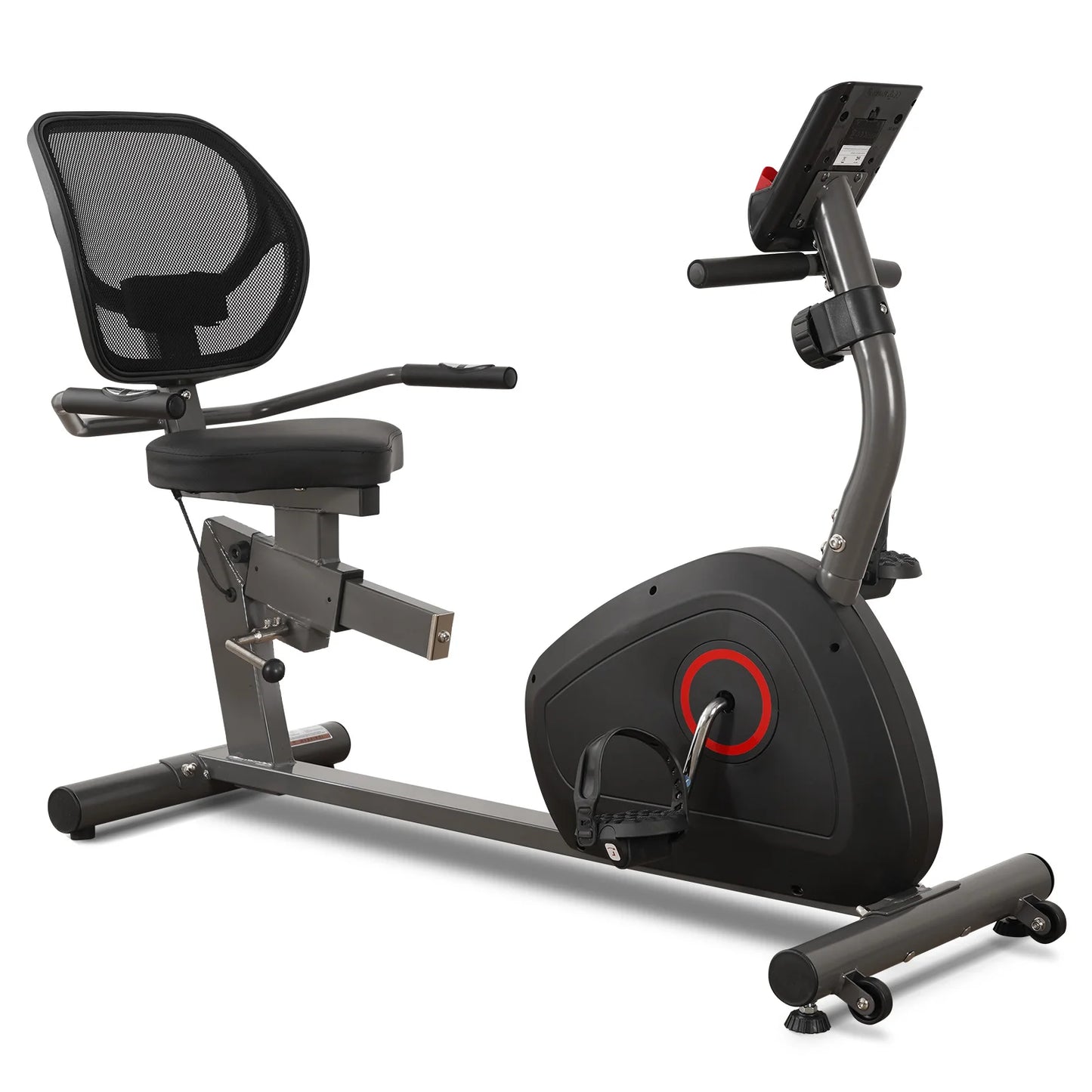 Recumbent Exercise Bike For Home 8-Level Quiet With Comfortable Seat