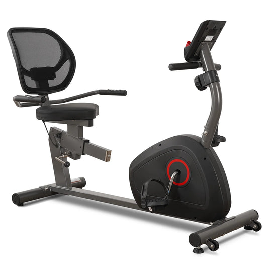 Recumbent Exercise Bike For Home 8-Level Quiet With Comfortable Seat