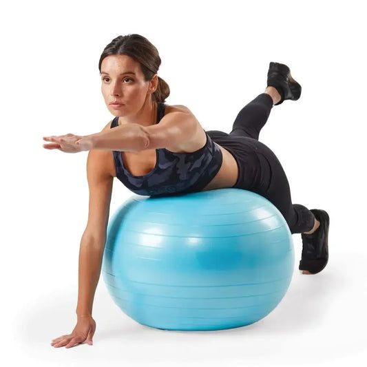 Reebok Weighted Fitness Ball With Pump For Core Strength And Balance