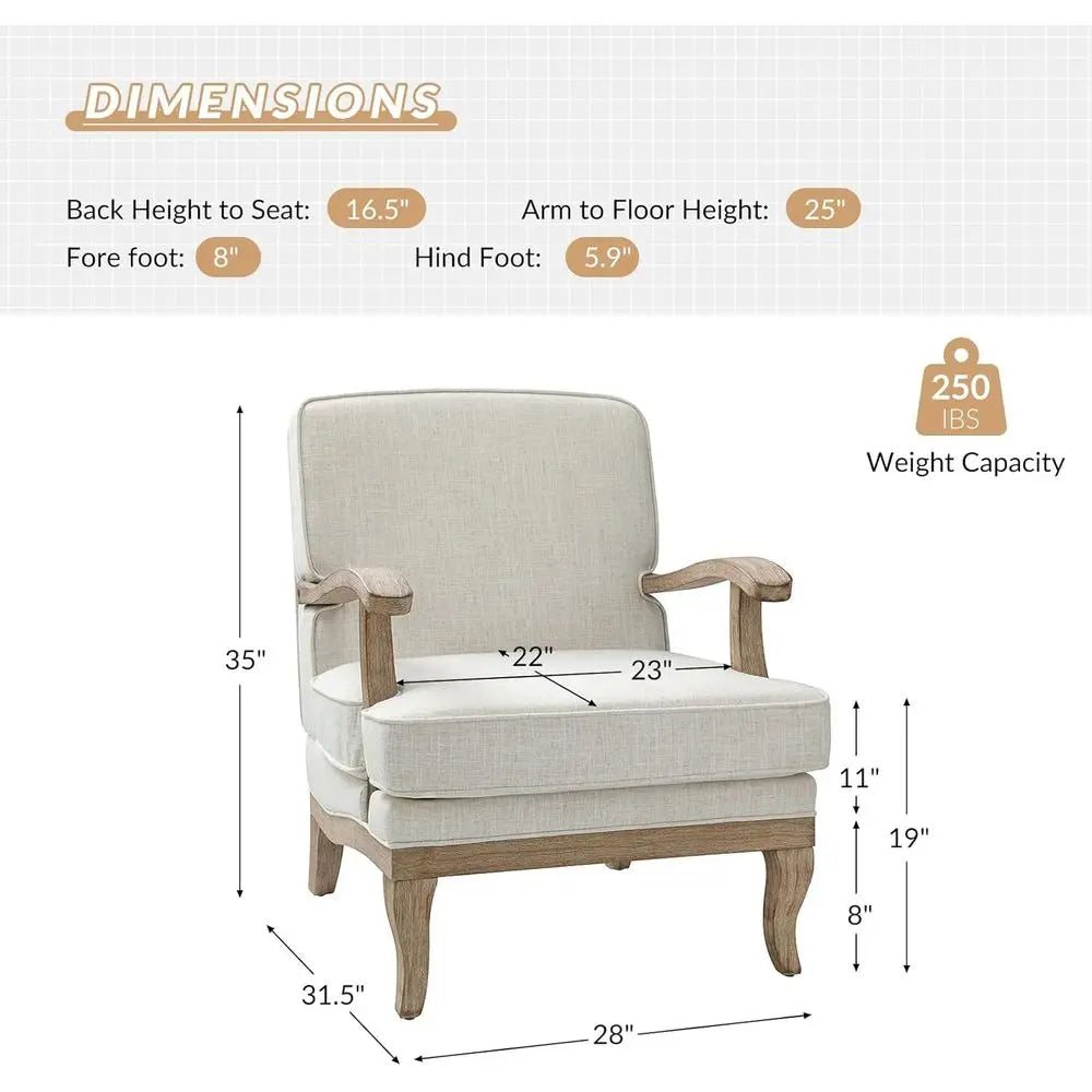 Mid-Century Upholstered Swivel Accent Chair