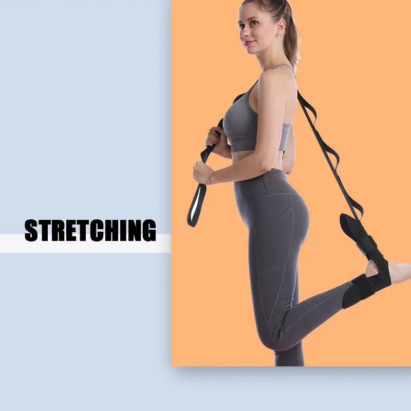 Home Fitness Open Back Yoga Stretching Band For Muscle Relaxation