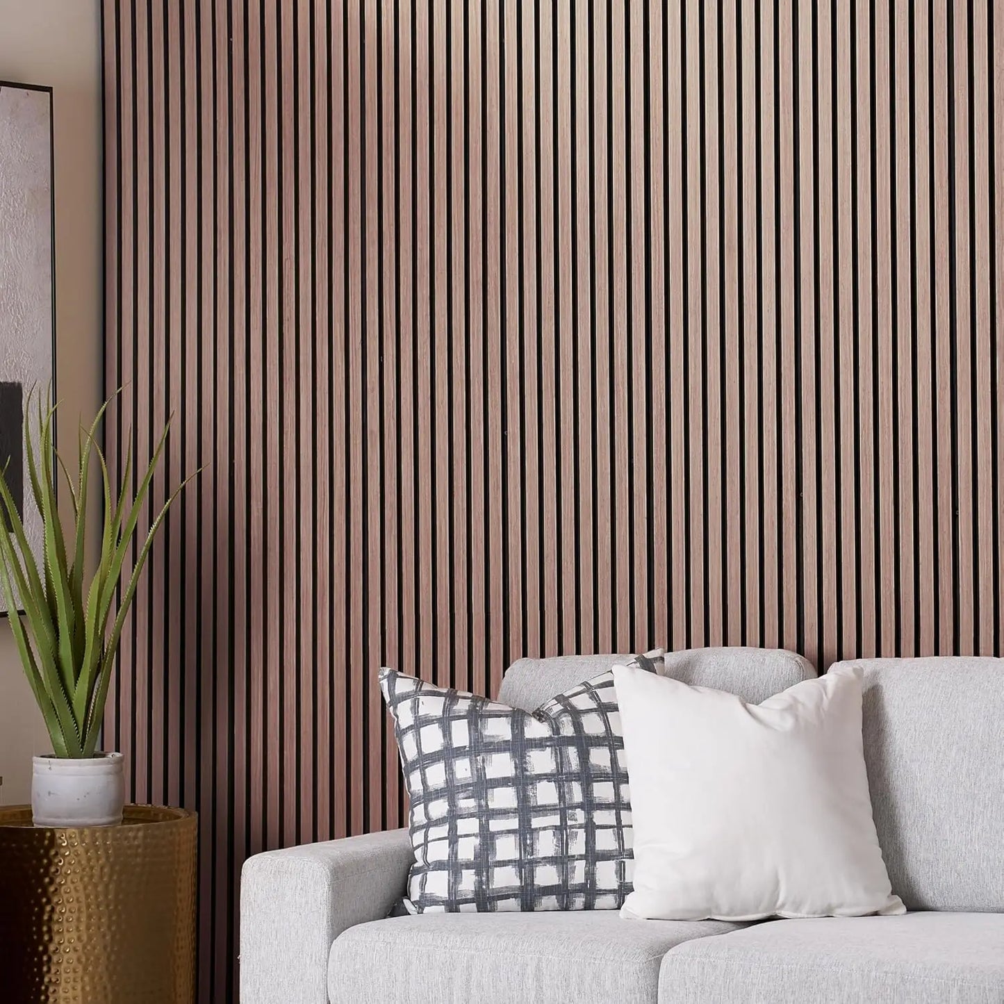 Oak Acoustic Wood Panels 4 Pack for Walls and Soundproofing