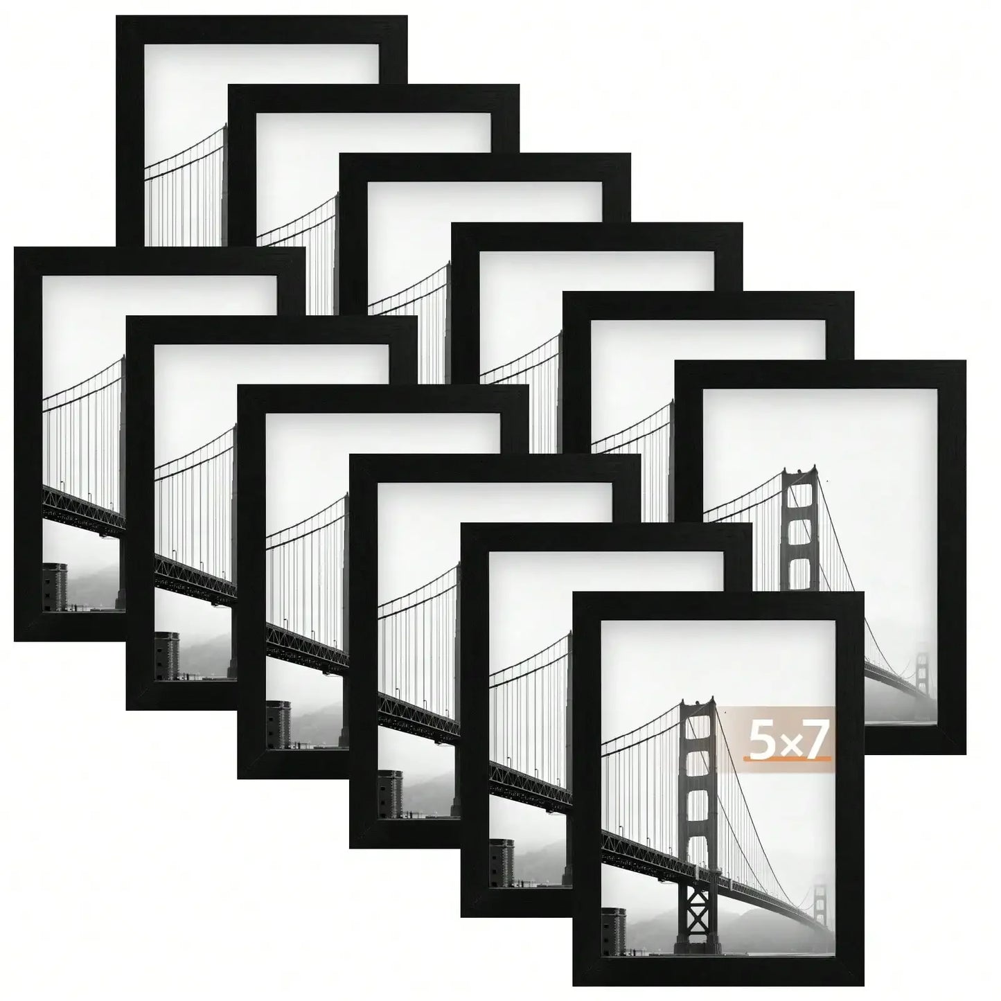 12 Pack Picture Frames With Glass For Wall Display