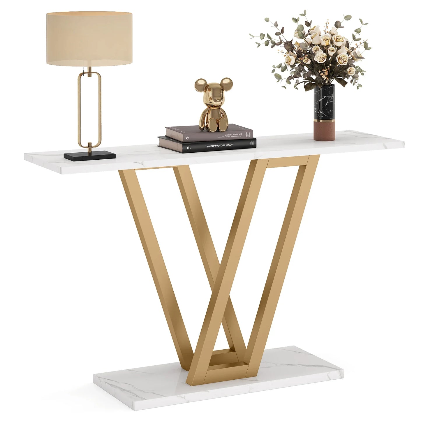 Tribesigns Industrial Console Table For Entryway And Hallway