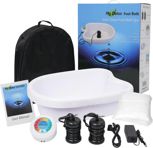 Ion Foot Spa Detox Machine With Basin And 2 Arrays