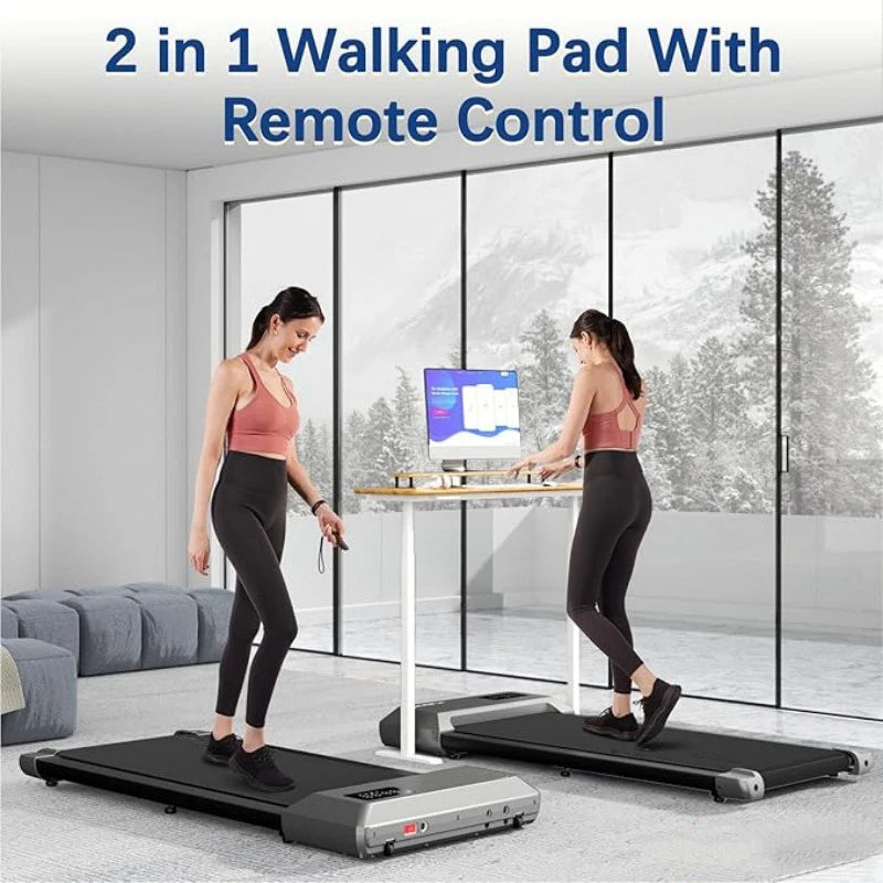 Superun 2.5HP Treadmill 2in1 Walking Running Exercise Machine