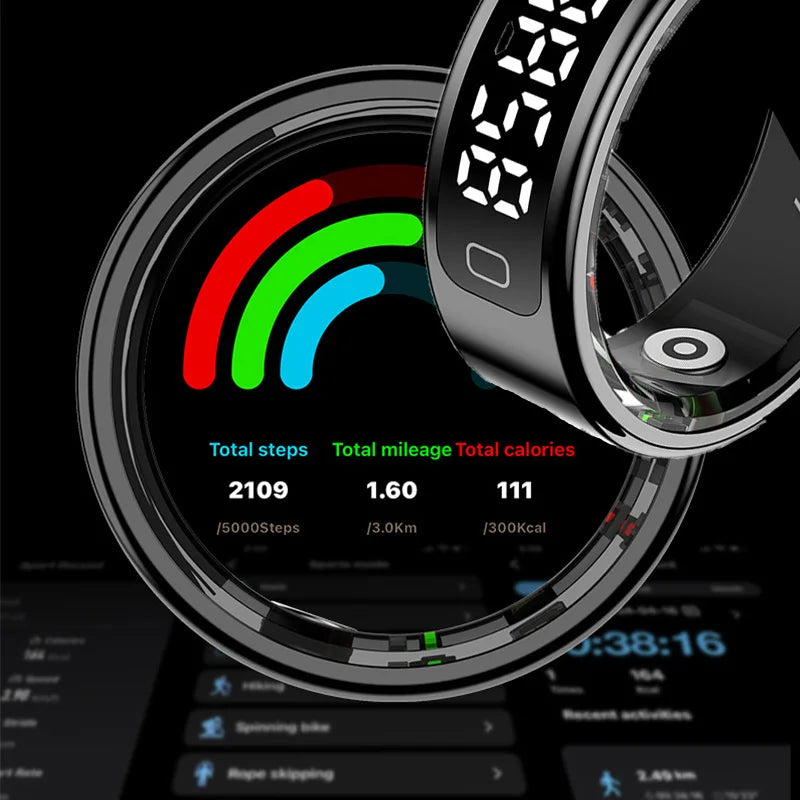 Qring R11C Smart Ring for Android iOS with Heart Rate Monitor