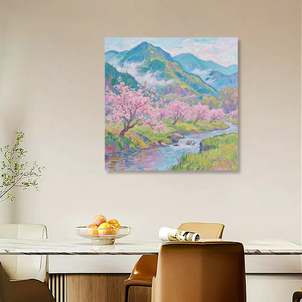 Four Seasons Canvas Oil Painting Wall Art HD Print