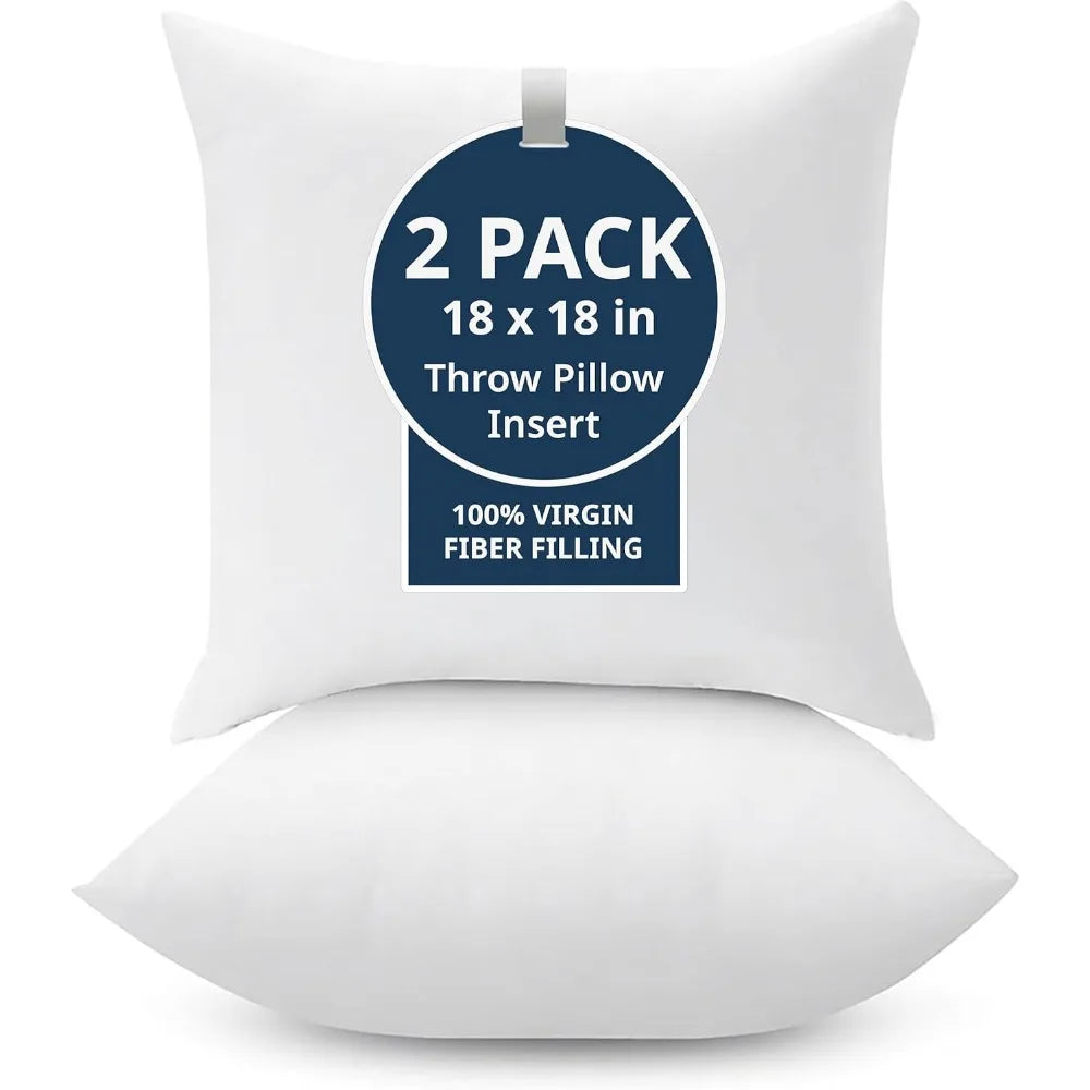 NBVCX Down Alternative Throw Pillow Inserts Pack of Two