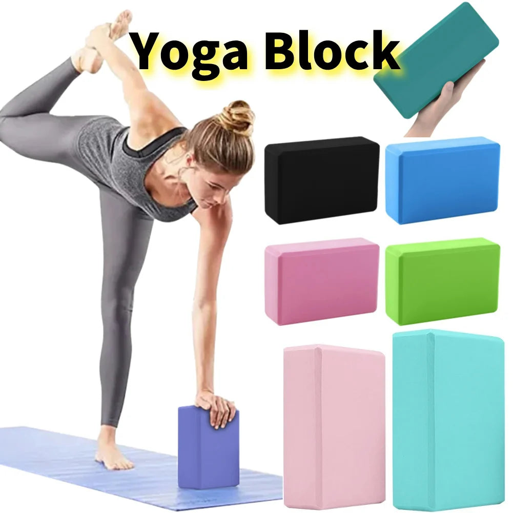 JOCESTYLE EVA Yoga Block Set High Density Pilates Blocks