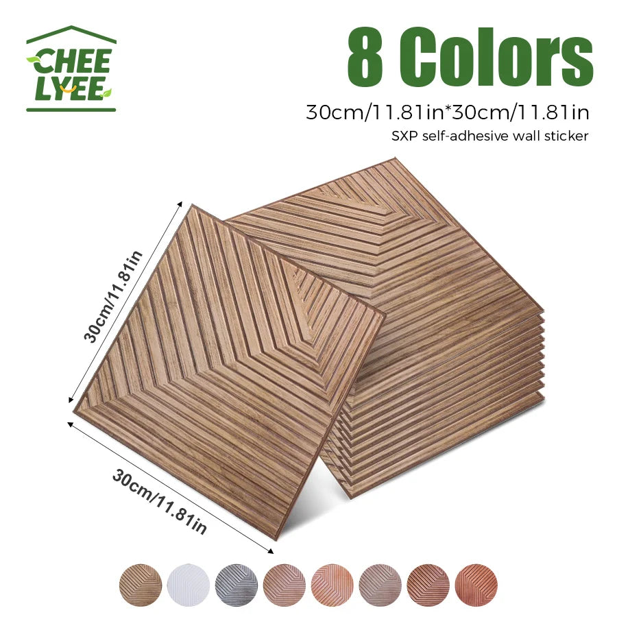 3D Foam Wall Decor Panels Self Adhesive 10 Pcs Wall