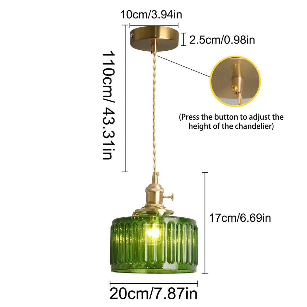 VETRULUS Led Crystal Pendant Light E27 Chandelier Modern Ceiling Fixture