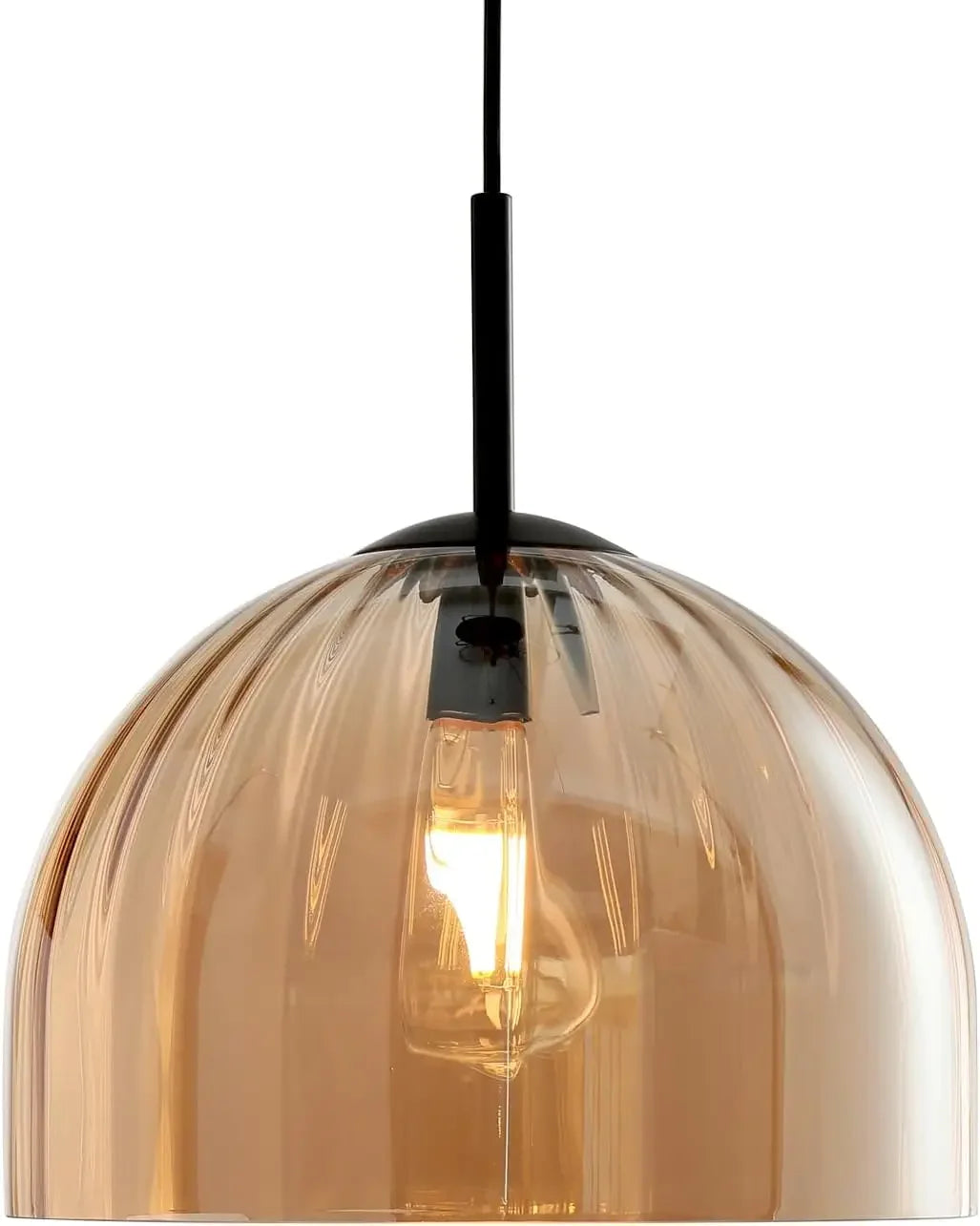 Dome Pendant Chandelier for Kitchen Island Boho Rustic Farmhouse