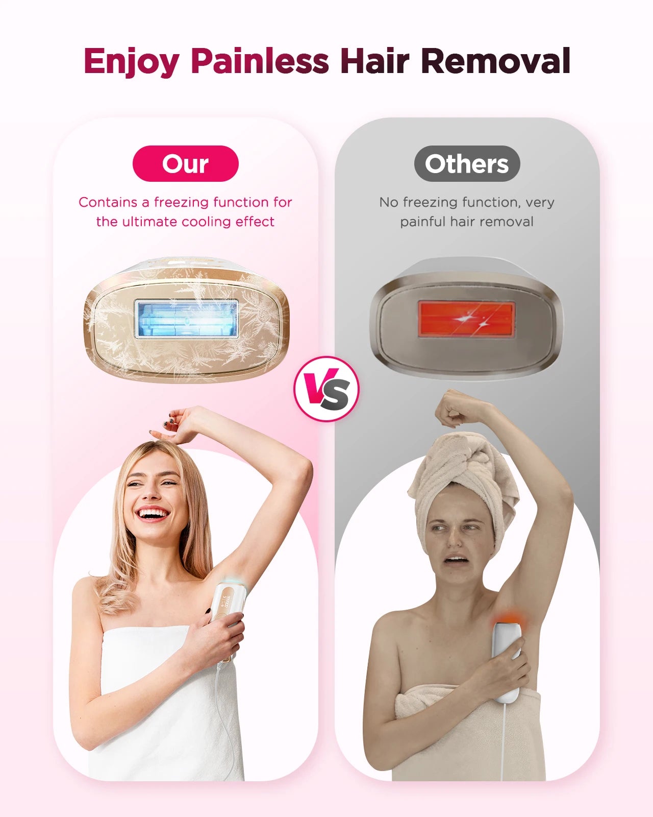Totmizby IPL Hair Removal Laser Device For Body Facial Bikini