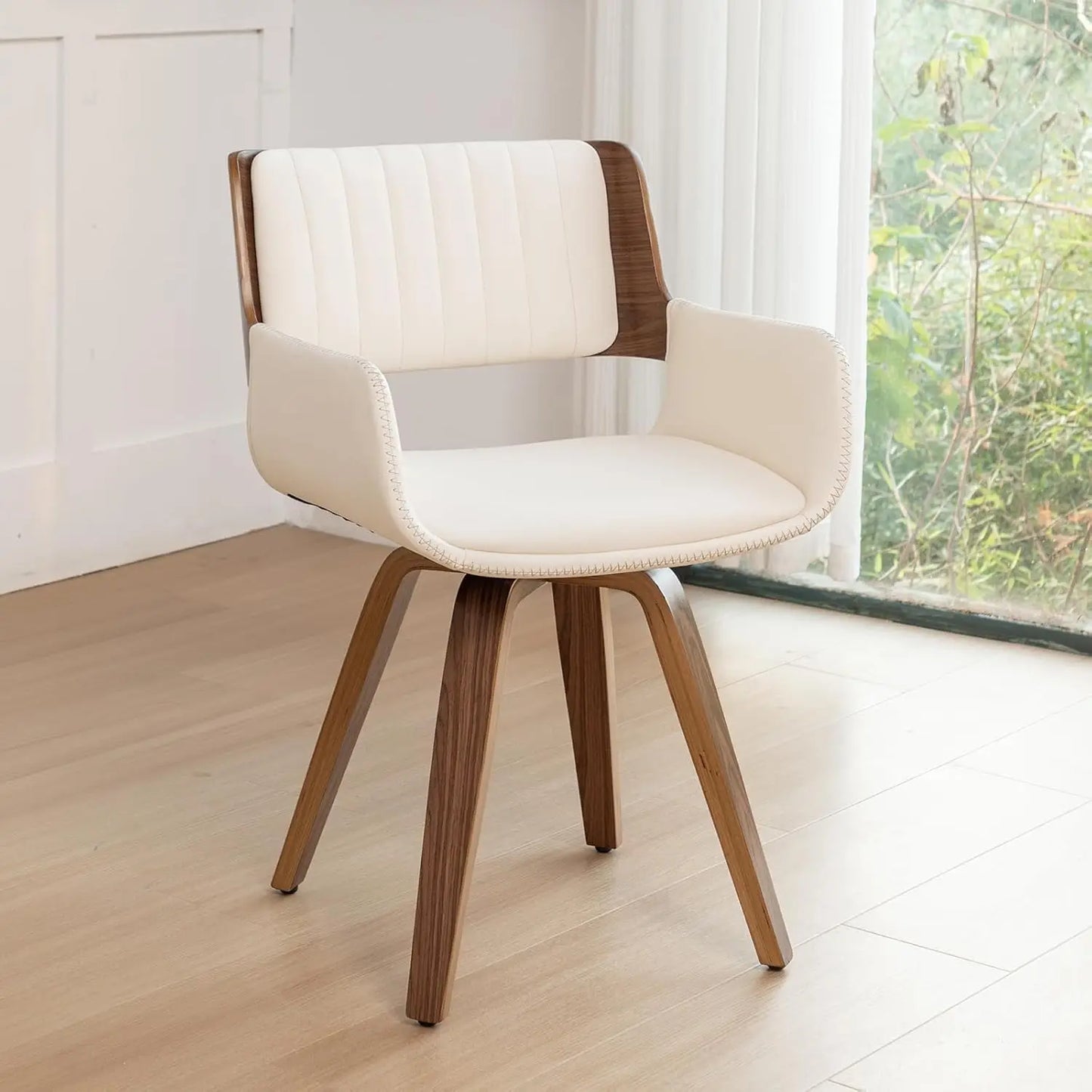Mid Century Modern Swivel Dining Chairs