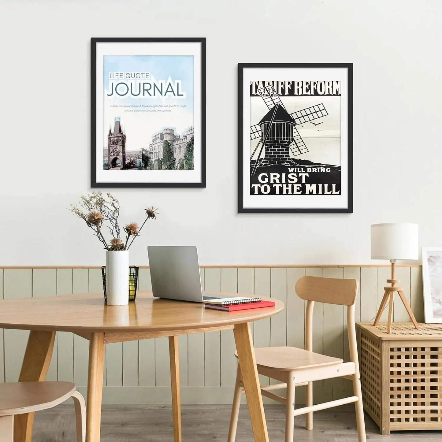 3 Pack Picture Frame Set With Mat For Wall Display