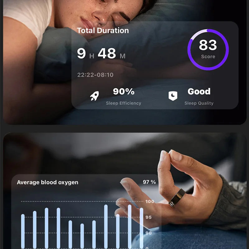 Qring R11C Smart Ring for Android iOS with Heart Rate Monitor