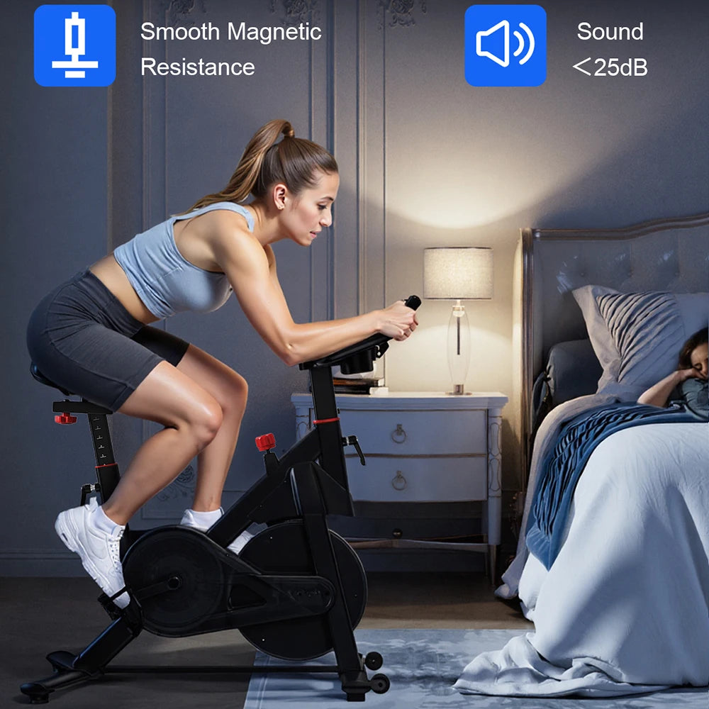 Lacuffy 32-Level Magnetic Indoor Cycling Bike