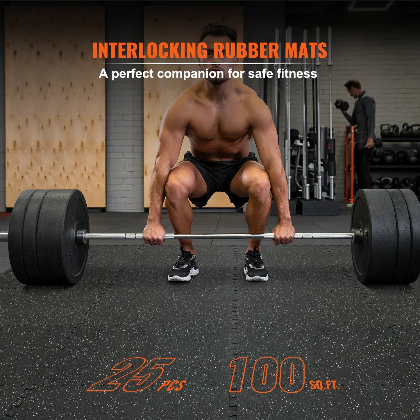 SucceBuy Gym Floor Mats EVA Foam Rubber Interlocking Workout Mats