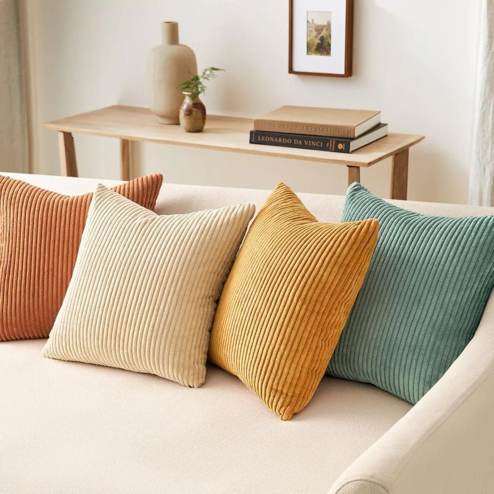 NBVCX Velvet Throw Pillow Covers Set of 4 Boho Farmhouse