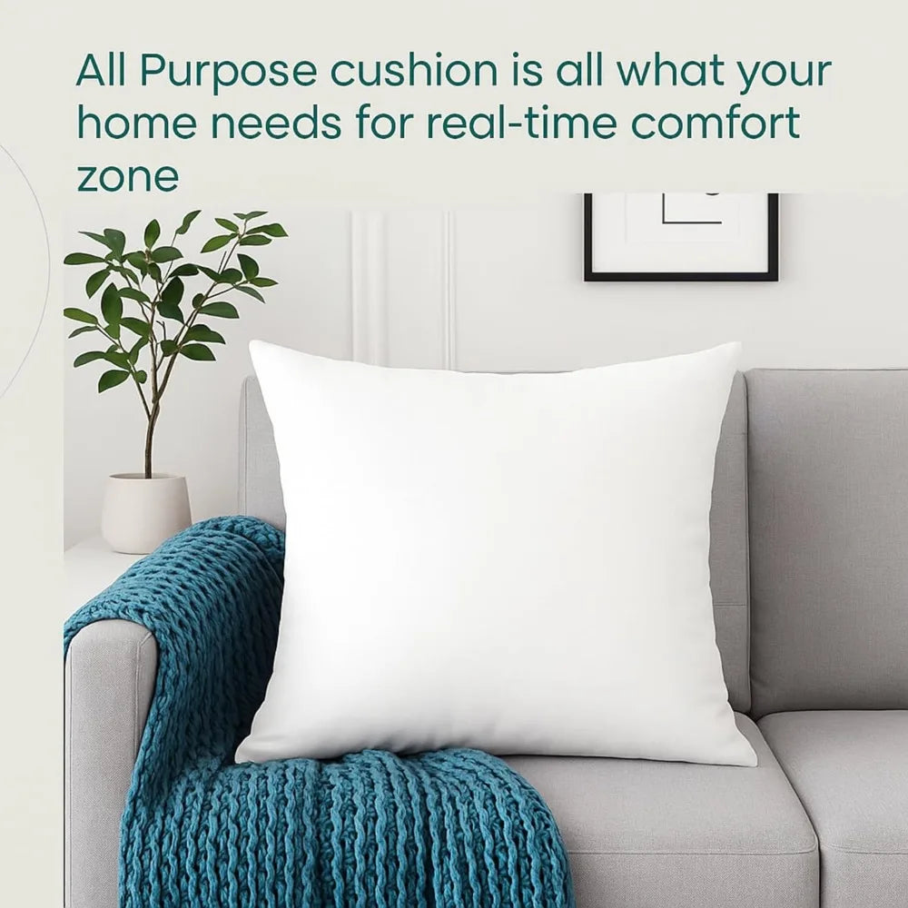 NBVCX Down Alternative Throw Pillow Inserts Pack of Two