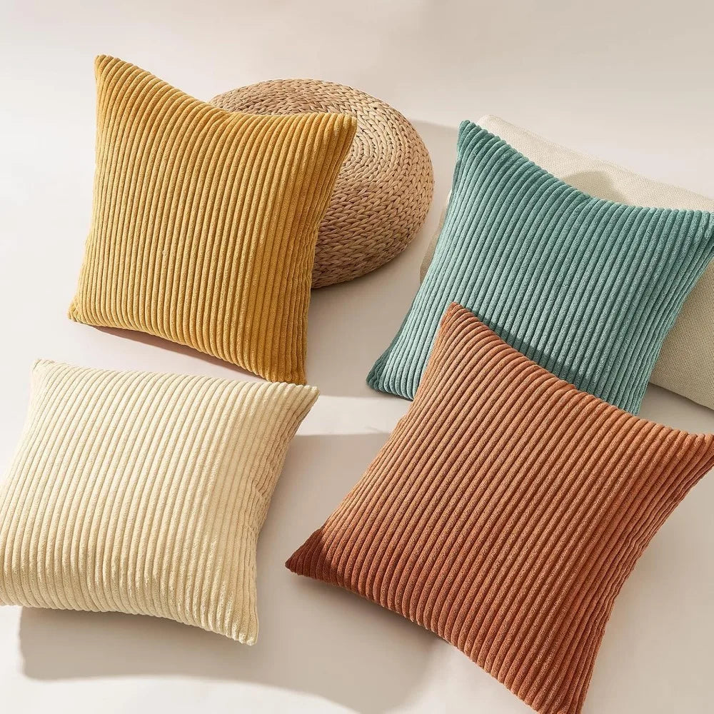 NBVCX Velvet Throw Pillow Covers Set of 4 Boho Farmhouse