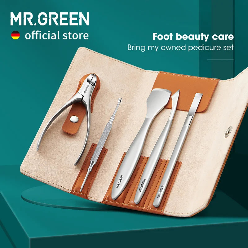 MR.GREEN Pedicure Knife Set Professional Ingrown Toenail Foot Care Tools
