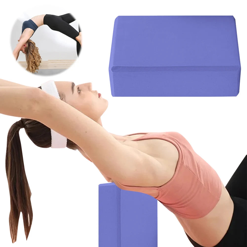 JOCESTYLE EVA Yoga Block Set High Density Pilates Blocks