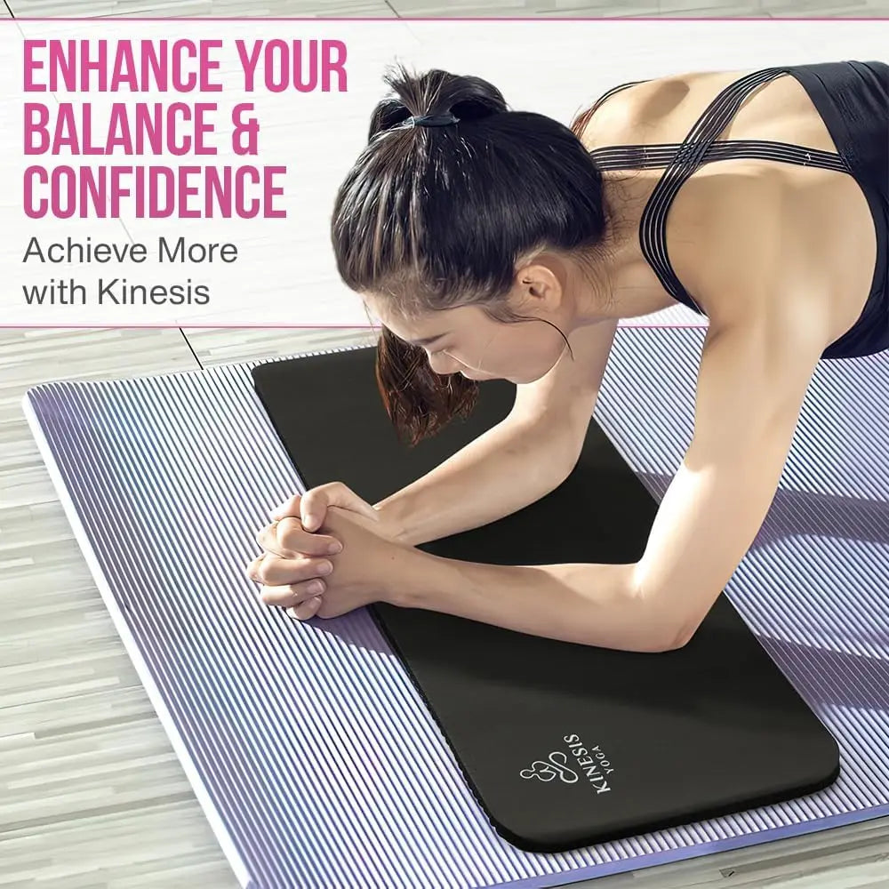 Yoga Knee Pad Extra Thick Cushion Breathable Mesh Bag