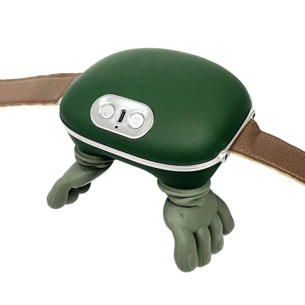 Foreverlily Bionic Finger Neck Shoulder Massager Wireless 4D Kneading