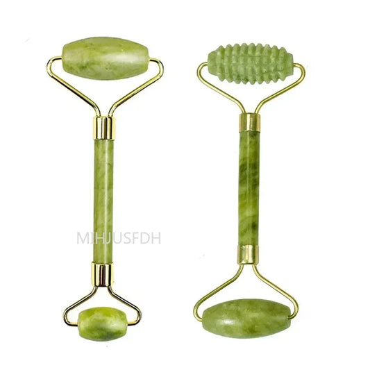 Jade Roller Massager Gua Sha Stone For Face And Body
