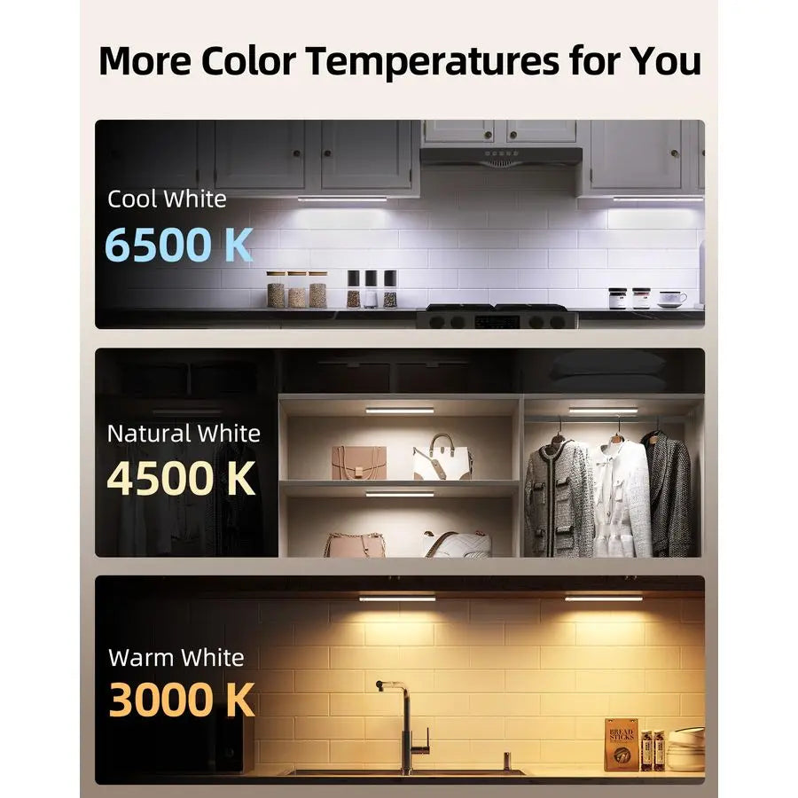 Under Cabinet Lighting With Charging Station And Wireless Motion Sensor