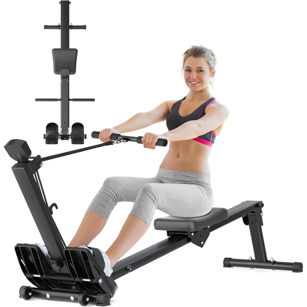 YTYIN Compact Magnetic Foldable Rowing Machine For Home Use