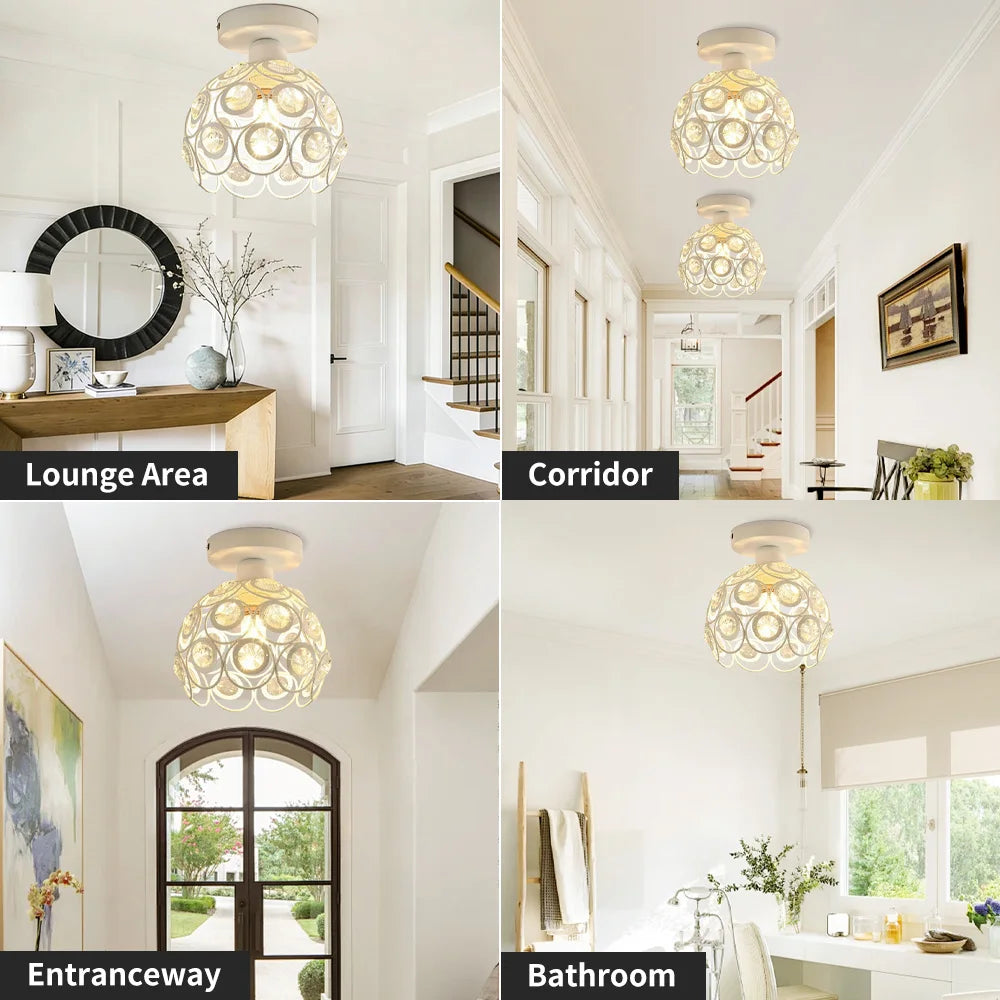 DF LIGHT HOUSE Modern Glass Iron Ceiling Pendant Light