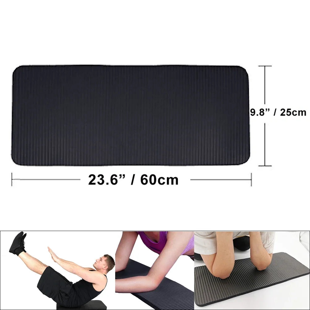 Extra Thick Yoga Knee Pad Non Slip Foam Mat Workout