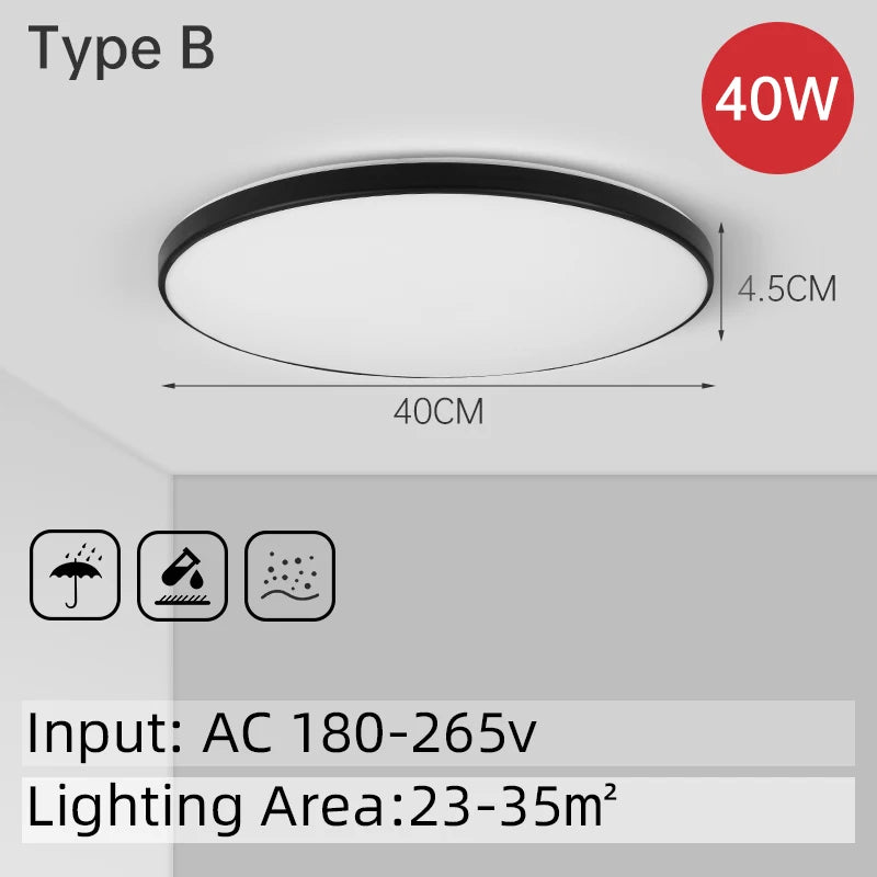 Chenben LED Ceiling Light Fixture for Kitchen and Bathroom